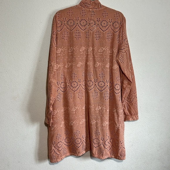 Sundance Moonlight Terracotta Eyelet Jacket - Picture 8 of 13